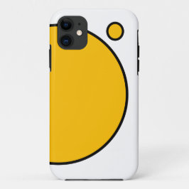Capa Para iPhone 11 Quadrinhos Felizes Coloridos Grandes Círculos Amar