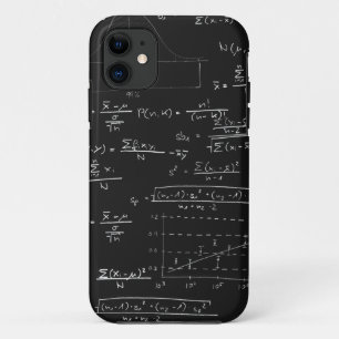 Capa Para iPhone 11 Quadro-negro das estatísticas