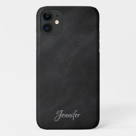 Capa Para iPhone 11 Quadro Preto Personalizado