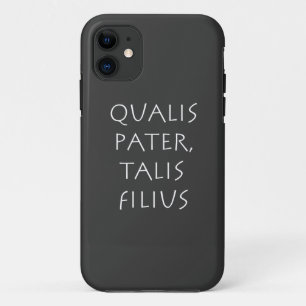 Capa Para iPhone 11 Qualis pater talis filius