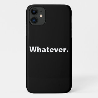 Capa Para iPhone 11 Qualquer palavra de design minimalismo