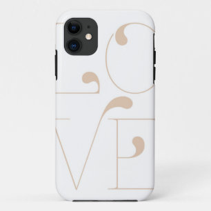 Capa Para iPhone 11 Quatro caso do iPhone 5s do amor da palavra da