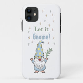 Capa Para iPhone 11 Que Gnome Snow Cute Modern Winter