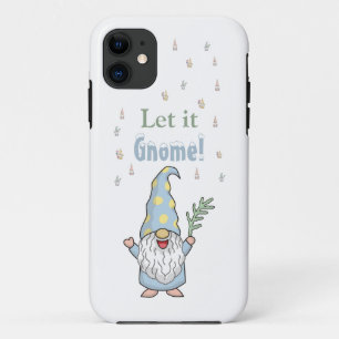 Capa Para iPhone 11 Que Gnome Snow Cute Modern Winter