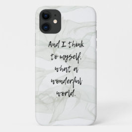 Capa Para iPhone 11 Que mundo maravilhoso