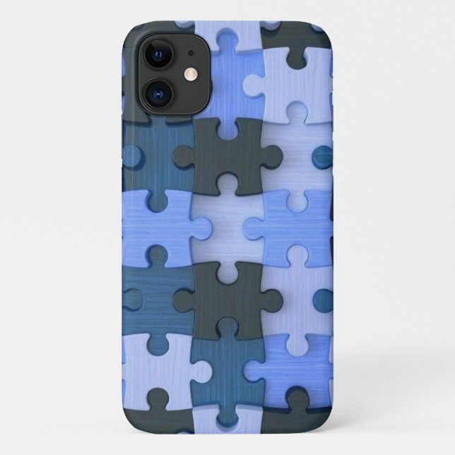 Capa Para iPhone 11 Quebra-cabeça Case-Mate iPhone 11 Case (Verso)