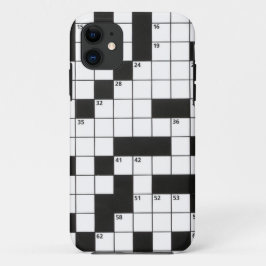 Capa Para iPhone 11 Quebra-cabeça de Espadas Cruzadas