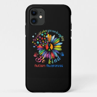 Capa Para iPhone 11 Quebra-cabeça Sunflower Seja gentil com o apoio à 