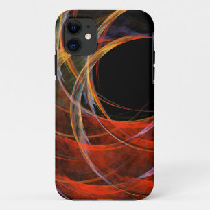 Capa Para iPhone 11 Quebrando a Abstrato de Círculo