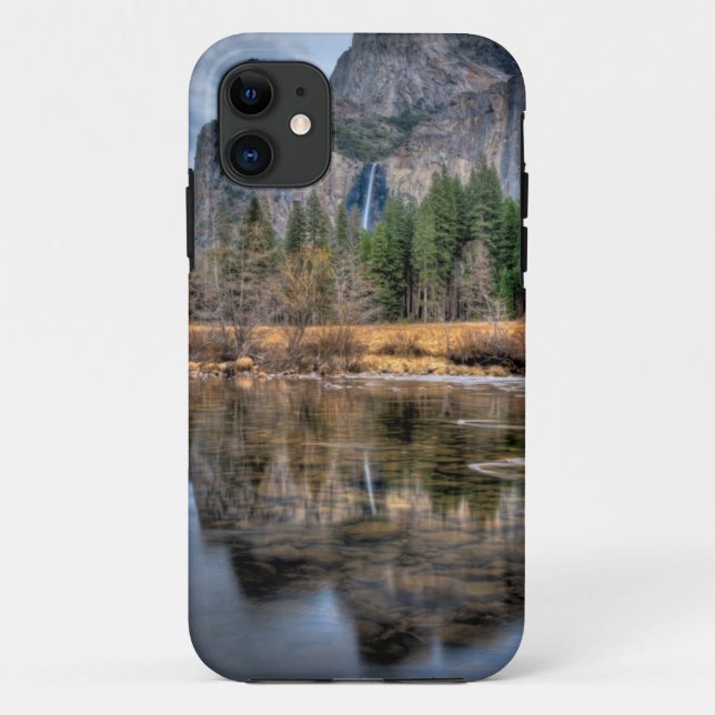 Capa Para iPhone 11 Quedas cénicos de Yosemite (Verso)