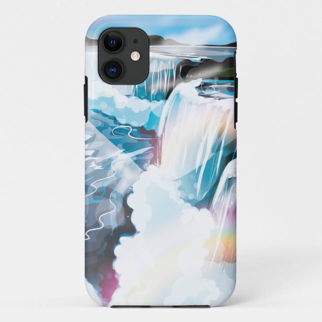 Capa Para iPhone 11 Quedas do Niágara (Verso)