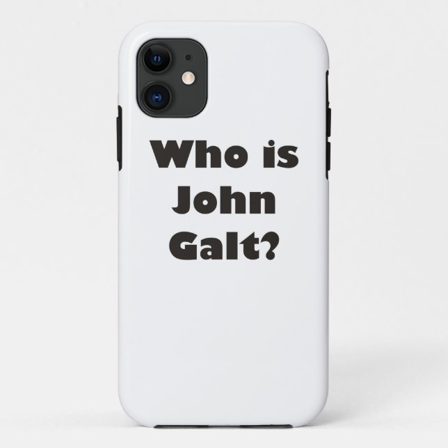 Capa Para iPhone 11 Quem é John Galt? (Verso)