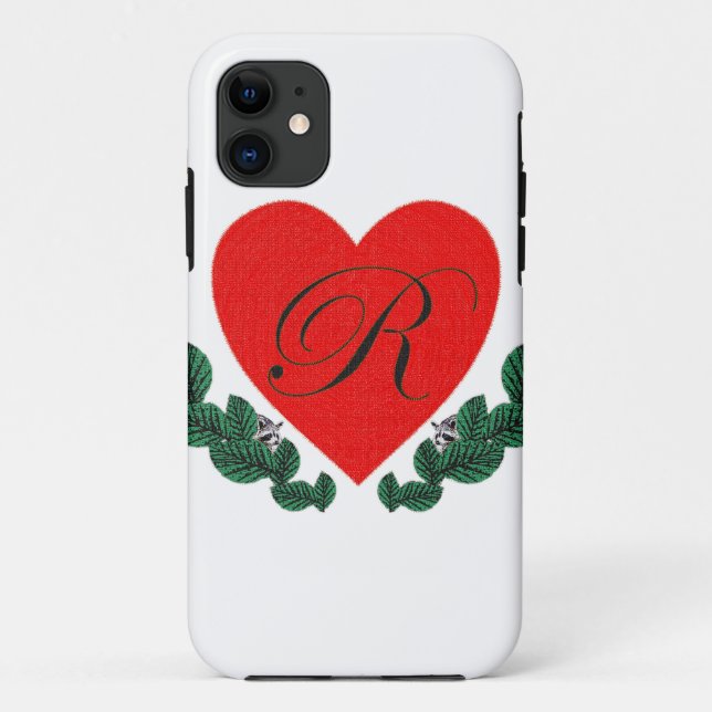 Capa Para iPhone 11 R num coração (Verso)