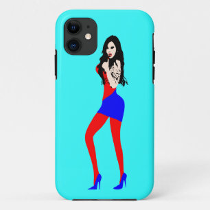 Capa Para iPhone 11 ♔ R° ・ Vampiro mortal Rapariga do Vampiro iPh