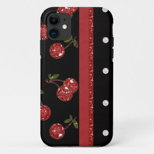 Capa Para iPhone 11 RAB Rockabilly Muito Cherry Black