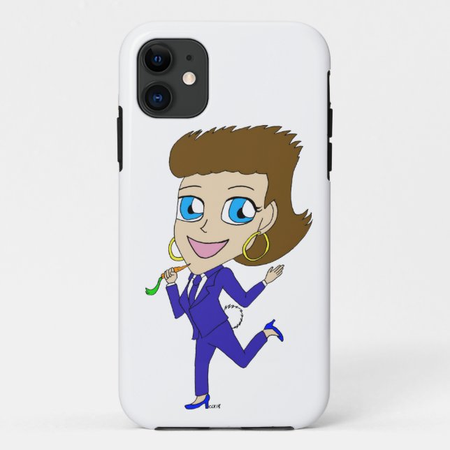 Capa Para iPhone 11 rabo de coelho chibi (Verso)