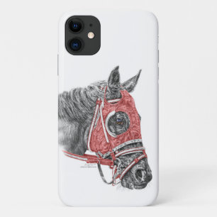 Capa Para iPhone 11 Race Horse Portrait Silks
