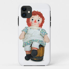 Capa Para iPhone 11 Rag Doll no barril