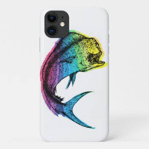 Capa Para iPhone 11 Rainbow Mahi Mahi em branco