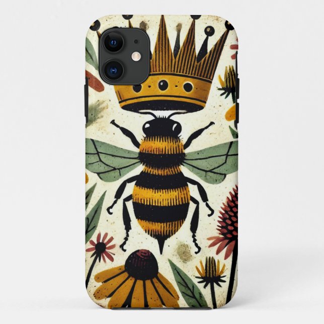 Capa Para iPhone 11 Rainha Bee (Verso)