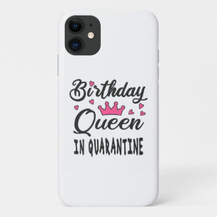 Capa Para iPhone 11 Rainha de Aniversário em Quarentena