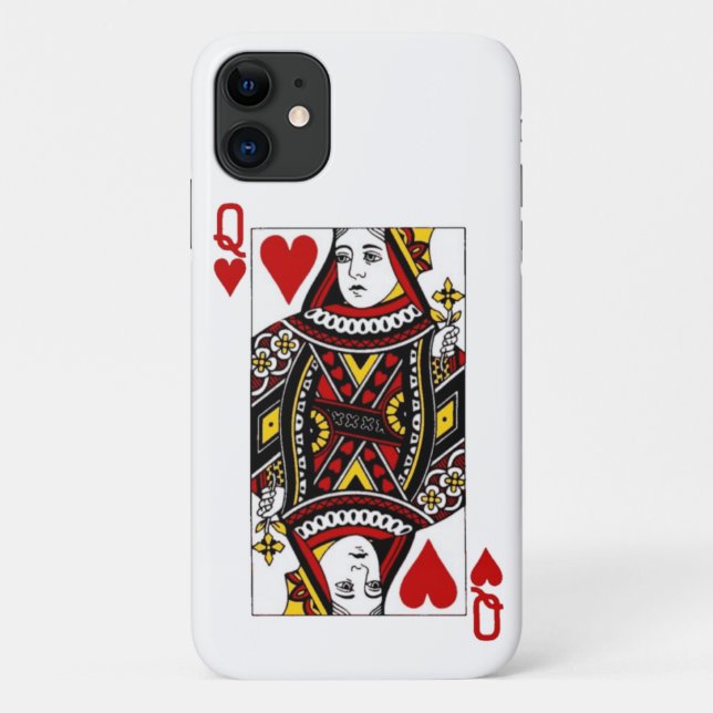 Capa Para iPhone 11 Rainha dos Corações (Verso)