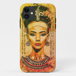 Capa Para iPhone 11 Rainha Régia do Egito – Arte Neo-Faraônica Moderna