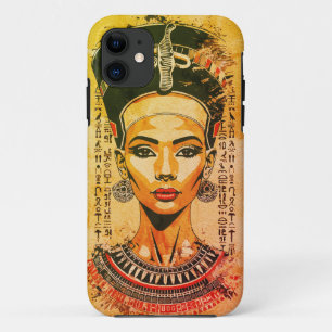 Capa Para iPhone 11 Rainha Régia do Egito – Arte Neo-Faraônica Moderna