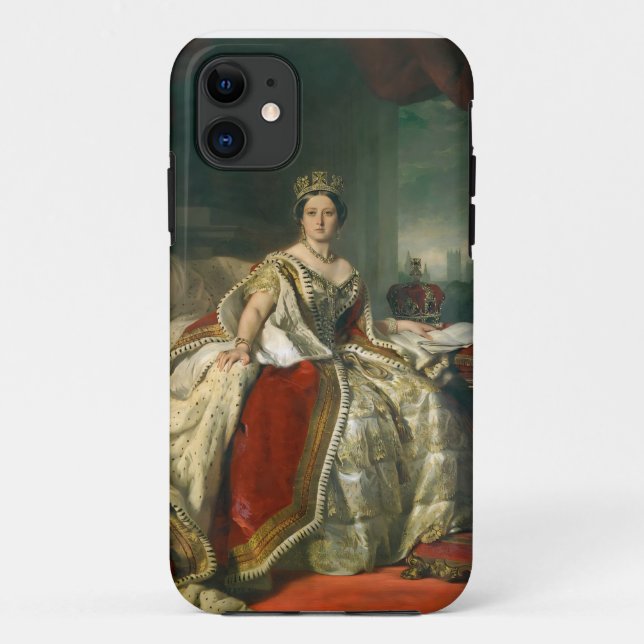 Capa Para iPhone 11 Rainha Vitória (Verso)