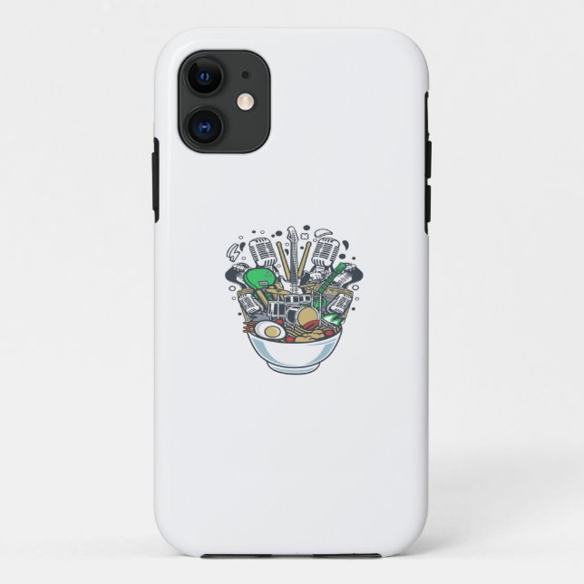 Capa Para iPhone 11 Ramen Rock (Verso)