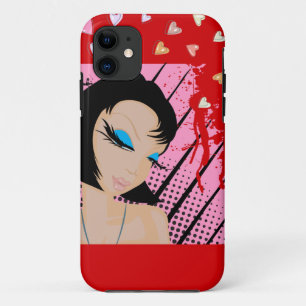 Capa Para iPhone 11 Ramificação floral com caso do iPhone 5 de aves