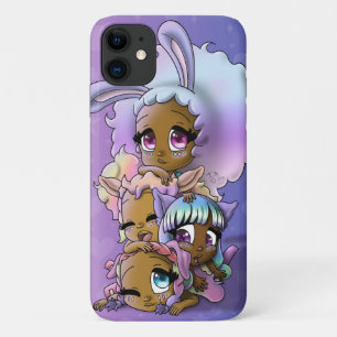 Capa Para iPhone 11 Raparigas Afro-Americanas