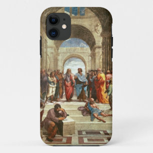 Capa Para iPhone 11 Raphael - Escola de Atenas, famosa pintura