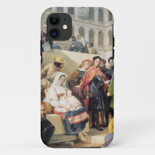 Capa Para iPhone 11 Raphael no vaticano, 1832 (óleo em canvas)