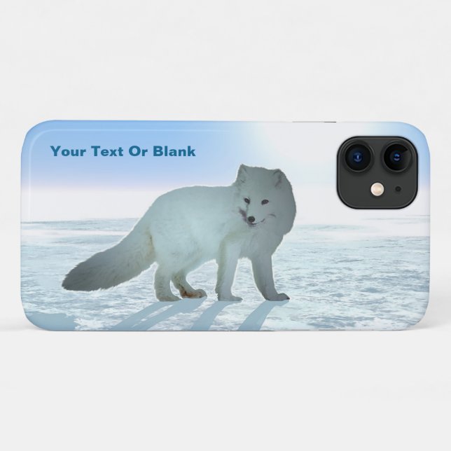 Capa Para iPhone 11 Raposa Árctica (Verso (horizontal))