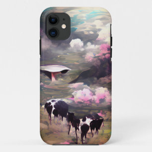 Capa Para iPhone 11 Rapto de Vacas OVNI