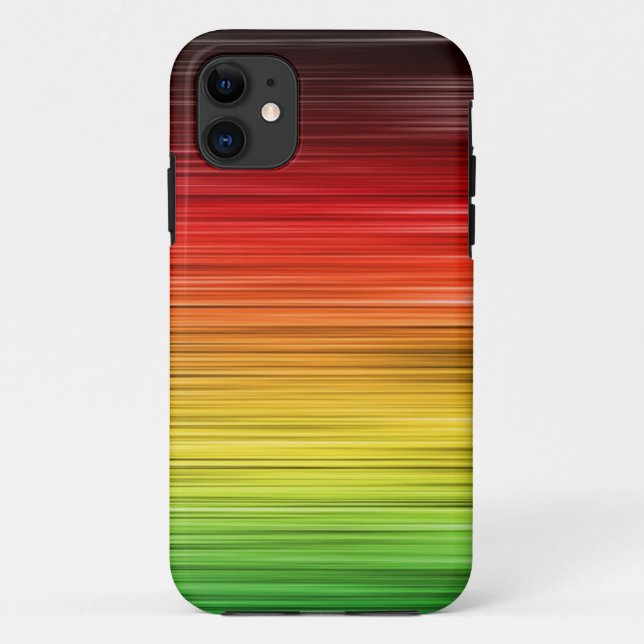 Capa Para iPhone 11 Rasta alinhou o exemplo da case mate de Iphone 5 (Verso)