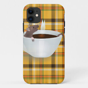 Capa Para iPhone 11 rato de café