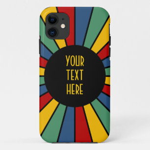 Capa Para iPhone 11 RAYS BOTON I + sua foto, texto, monograma
