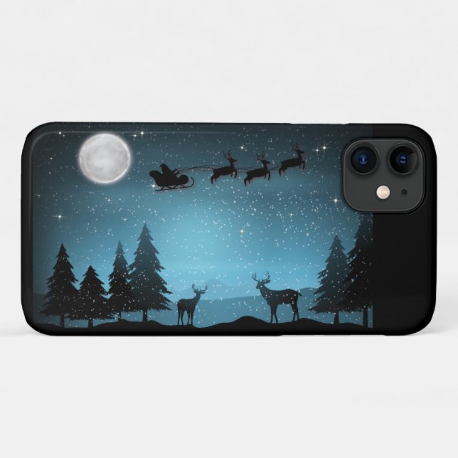 Capa Para iPhone 11 Rebelde Adorável À Noite (Verso (horizontal))