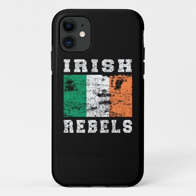 Capa Para iPhone 11 Rebeldes Irlandeses (Verso)