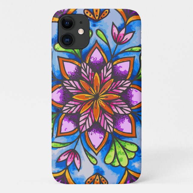Capa Para iPhone 11 Reborn Mandala (Verso)
