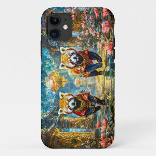 Capa Para iPhone 11 Red Pandas Jade Palace Design por Rich AMeN Gill