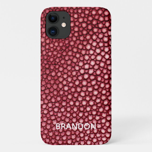 Capa Para iPhone 11 Red Stingray (Verso)