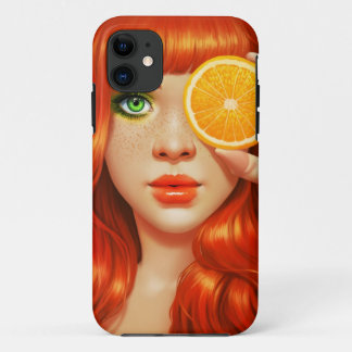 Capa Para iPhone 11 RedOrange