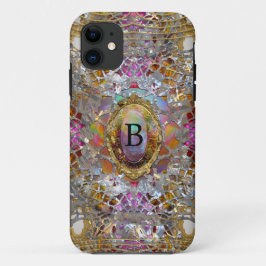 Capa Para iPhone 11 Regardez Legal kaléidoscope Monograma protetor