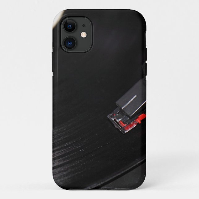 Capa Para iPhone 11 Registro de vinil (Verso)