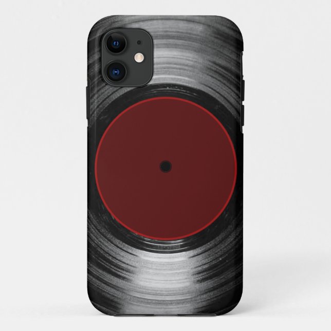 Capa Para iPhone 11 registro de vinilo (Verso)