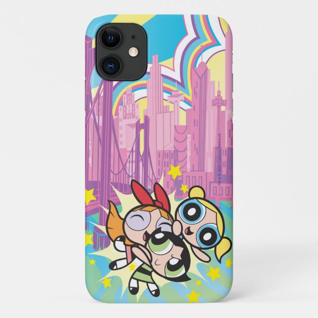 Capa Para iPhone 11 Regra de Garotas do Powerpuff (Verso)