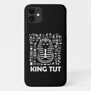 Capa Para iPhone 11 Rei tut faraó egípcio Alfabeto Hieroglífico